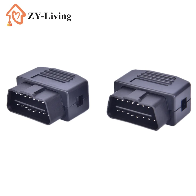 Universal OBD 16 Pin Sockets Connector Plug with Shell and Screw Male Auto Car Connector Cable Wire
