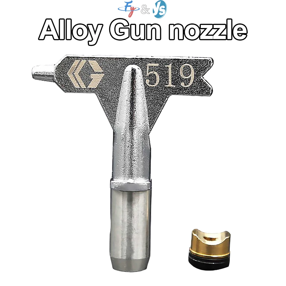 Chrome Plated Steel Spray Tip Spray Gun Accessories Durable Replacement Parts Airless Automotive Refinishing Car Paint Coating