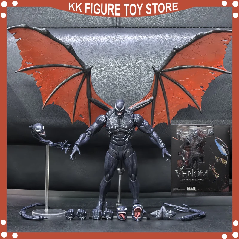 SHF Venom 2 With Wings Symbiotic Marvel Universe Extraordinary Spider Man Venom action figure Mobile Christmas Toy gifts