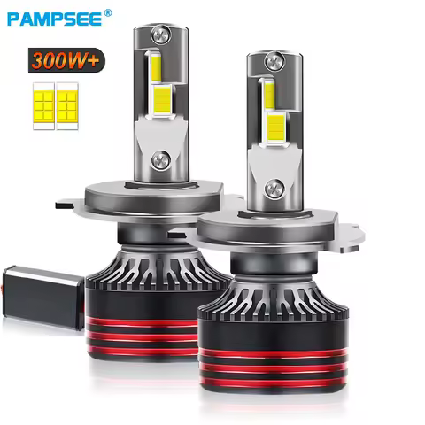 PAMPSEE HB3 HB4 9005 9006 H1 H7 H4 H11 Canbus Bulb Led Lamp CSP 3570 High Power Car Headlight Fog Light 240W 60000LM 6000K M8Pro