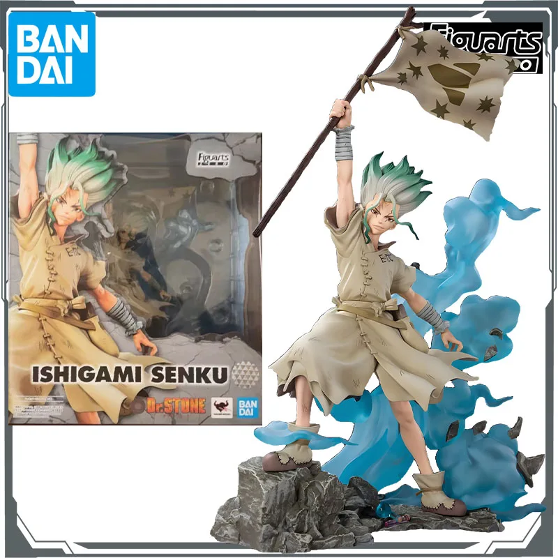 

Оригинальный ручной комплект Bandai Figuarts ZERO Synthesize Dr.STONE ISHIGAMI SENKU Trade Edition, аниме-модель, игрушки, модель, подарок для мальчиков