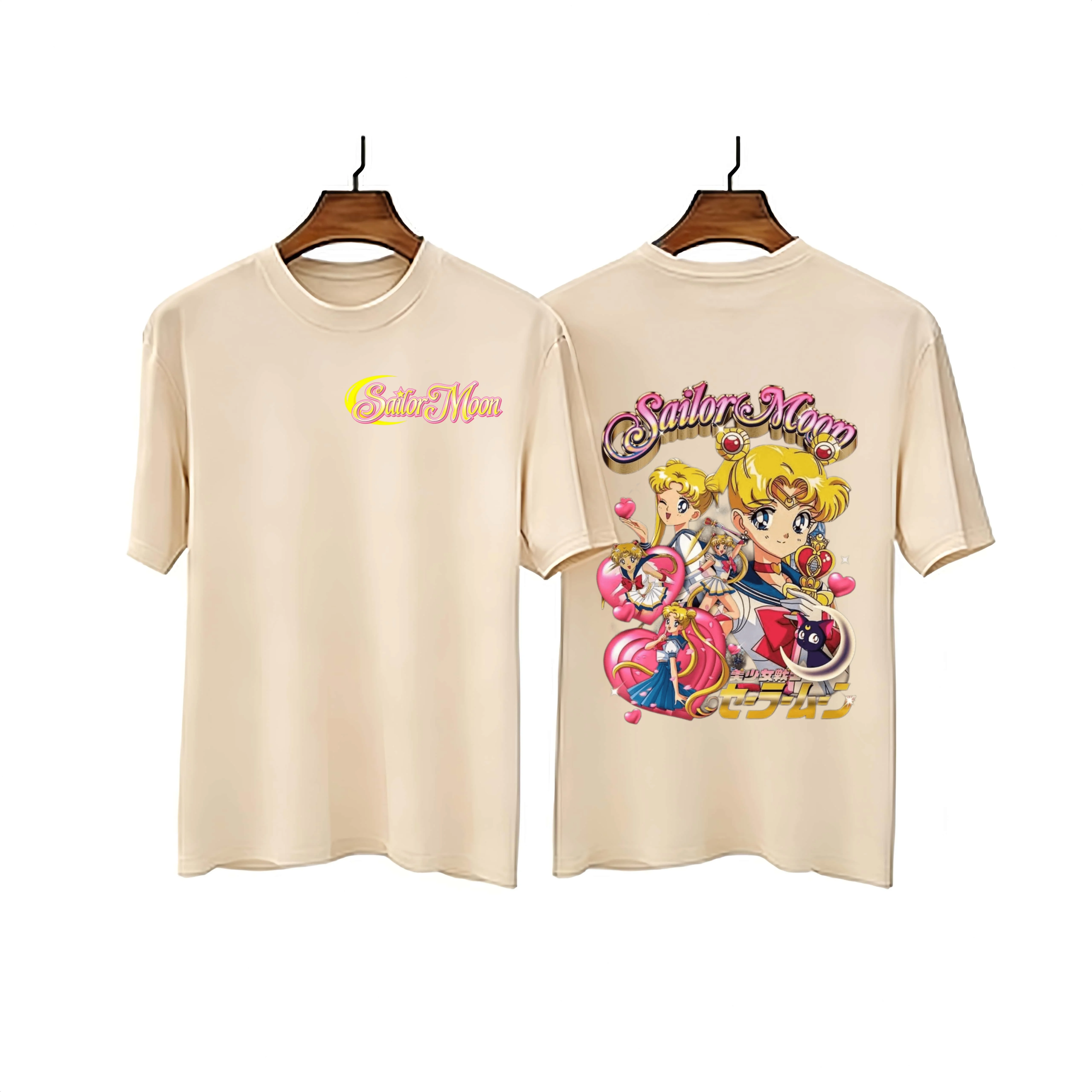 

Футболка с двусторонним принтом «Красивая девушка-воин», летняя, новая, модная, для взрослых/детей, свободного кроя, больших размеров, из дышащего хлопка