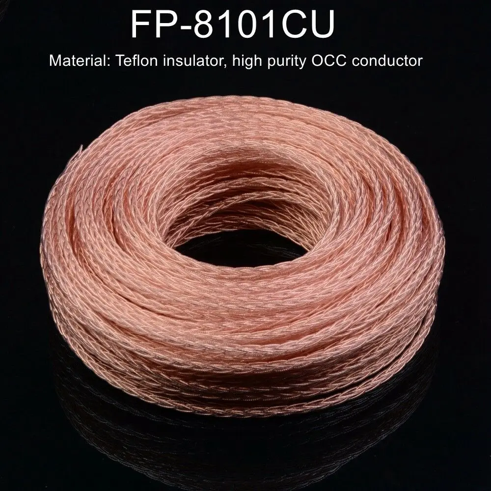 Kopfhörer-Upgrade DIY geflochtenes Kabel PTFE OCC Silberdraht 6N Drahtleitung Headset Kopfhörer Speake 8 Kerne 7 Stränge x 0,1 mm – Detail 7