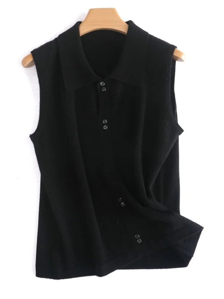 سترة محبوكة ذات ياقة خفيفة الوزن أنيقة كاجوال للتنقل، وسادة كتف جميلة وفريدة من نوعها بلون نقي #3