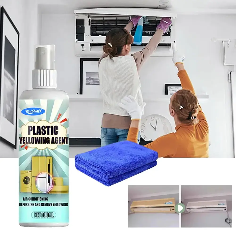 1/3/5Pcs Plastic Remove Yellow Cleaning Agent House Air Conditioner Washing Machine Renovation Cleaning Supply Home Supplies
