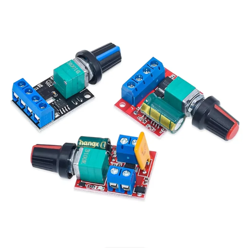 PWM DC Motor Speed Controller 3V-35V Speed Control Switch Board LED Dimmer 5A Switch Function Speed Control Module