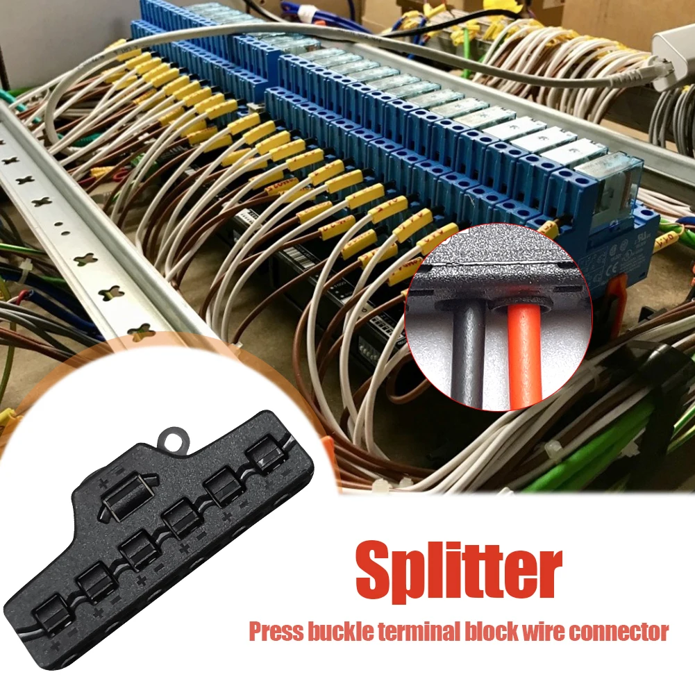 Led Splitter Lighting In-Line Terminal PP Safe  Block Distribution Electronic Element Row Wire Device