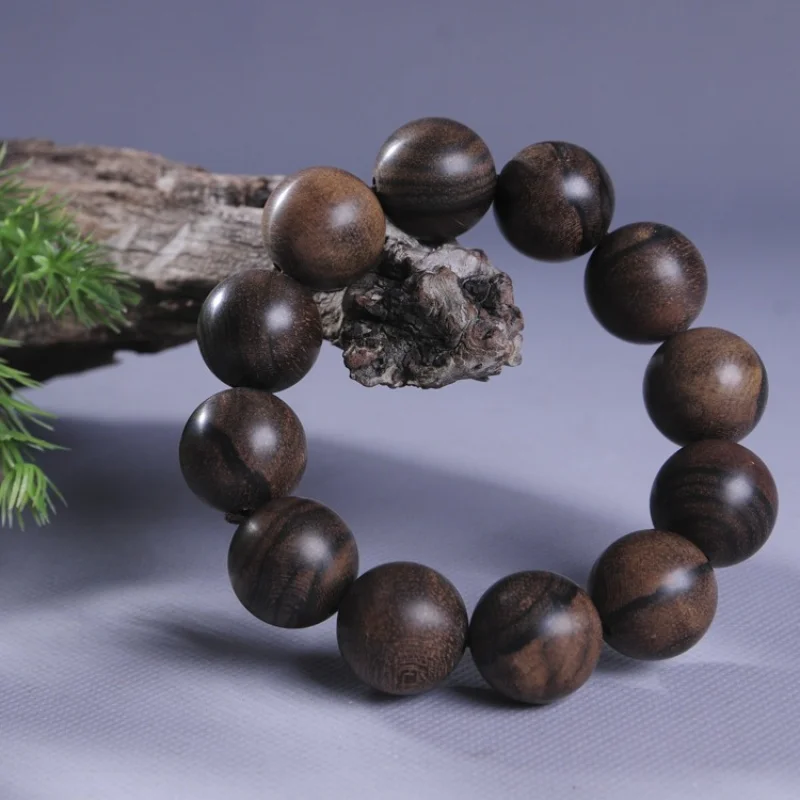 

Браслет из агарового дерева Timor-Leste Agarwood Buddha Bead 2.0, унисекс, из старинного материала