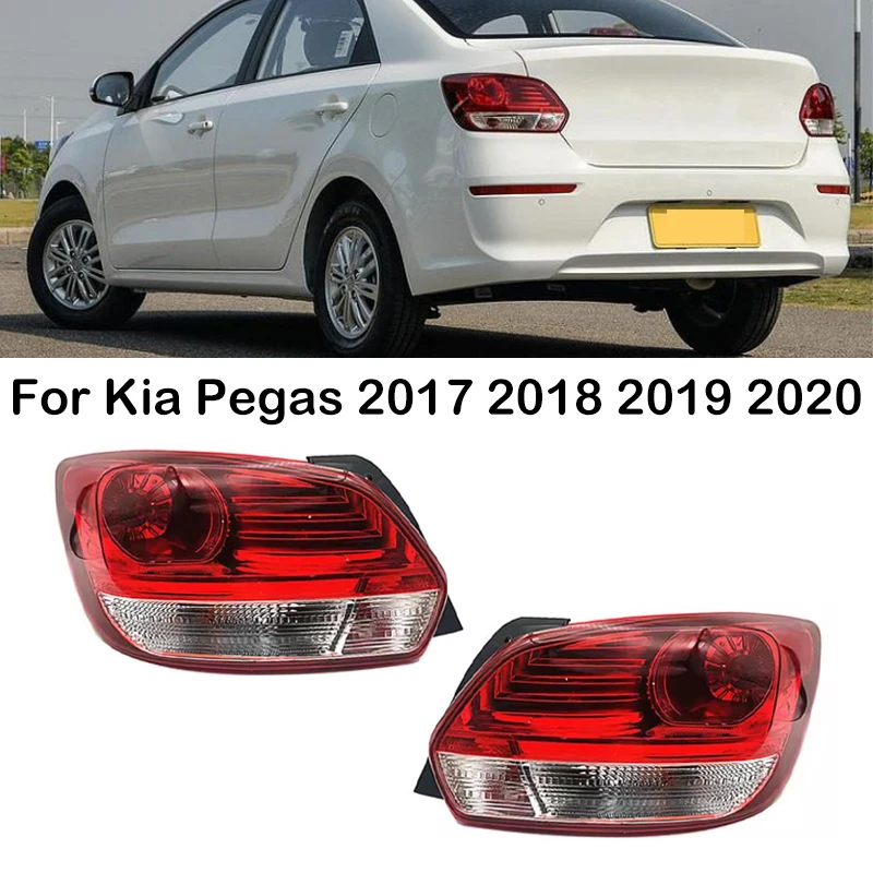 

For Kia Pegas 2017 2018 2018 2020 Car Rear Bumper Tail Light Assembly Tail Lamp Taillights Reverse Brake Lamp Turn Signal Light