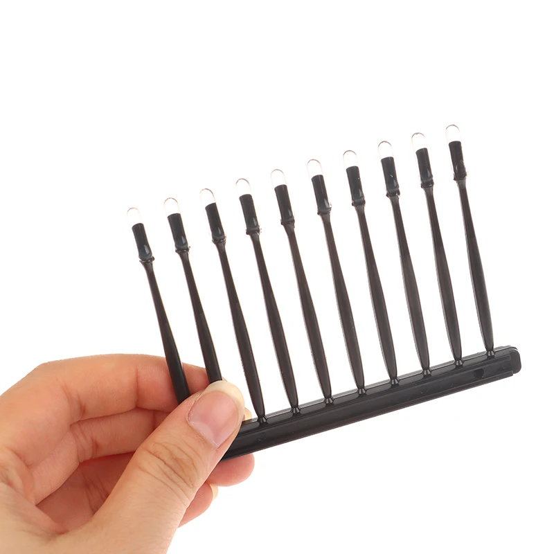 

20Pcs Ear Care Sticky Ear Pick Swab Adhesive Black Double Headed Ear Cleaner Set For Ear Cleaning Reusable Sticky Cleaning Tool