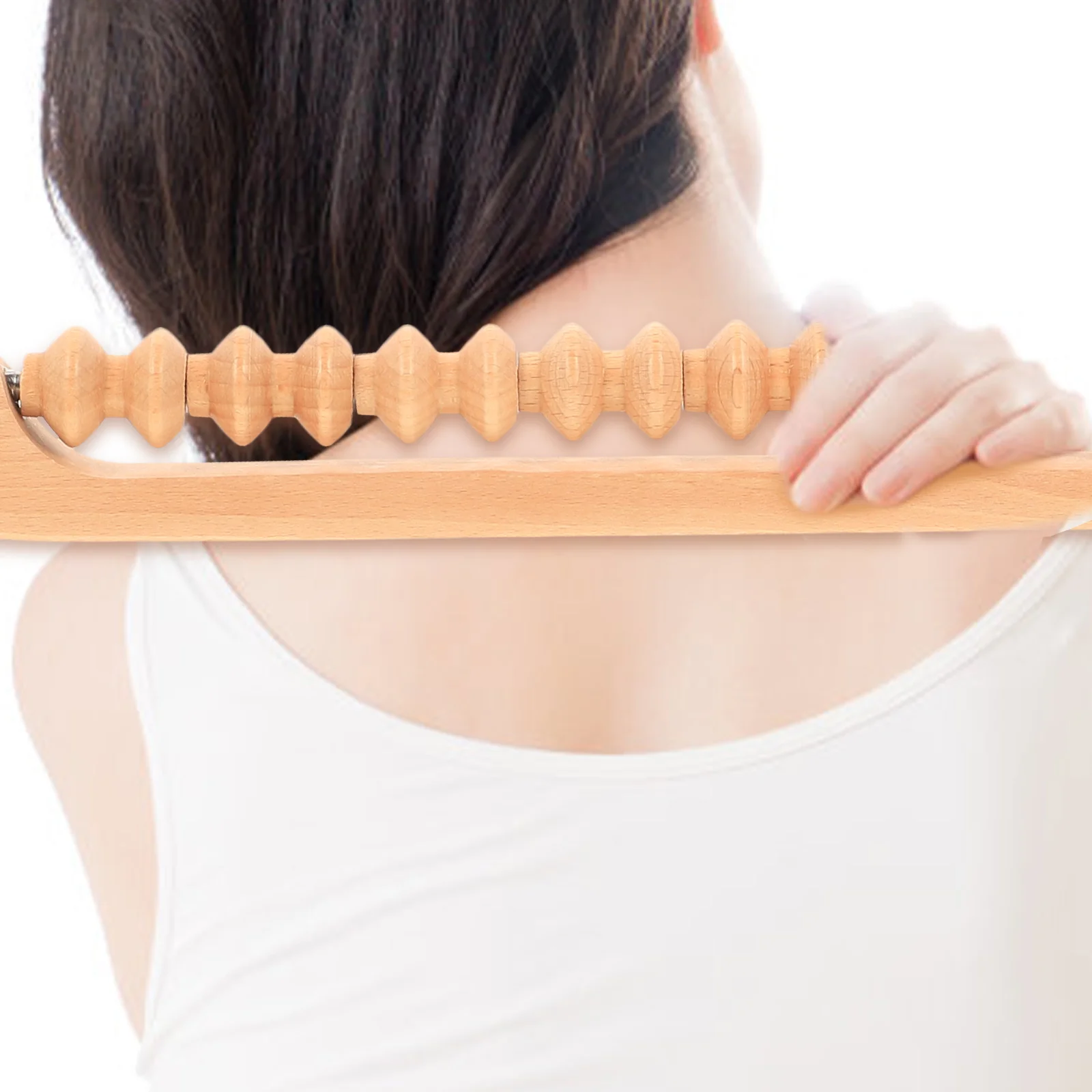

Full Body Massage Roller Wooden Gua Stick Portable Meridian Scraping Tool for Legs Feet Neck Back Face Relax