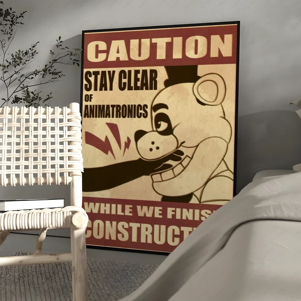 Fnaf Five-Nights-At-Freddys klassisches Poster, Wandkunstdruck, geeignet für Wohnzimmer, Schlafzimmer, Bar, Salon, Heimdekoration, Geschenk – Detail 24