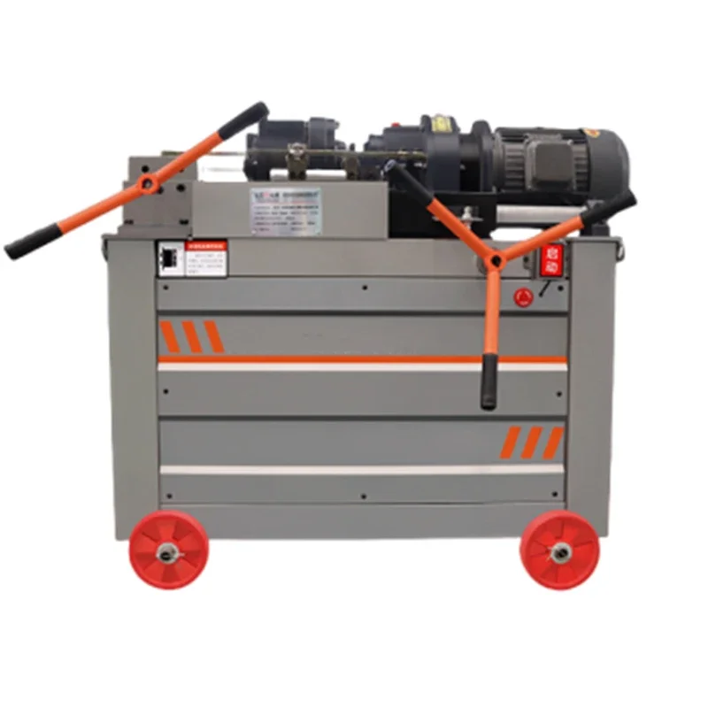 Rebar Threading Machine Fully Automatic Intelligent CNC High-speed Straight Thread Steel Bar Rolling Machine Copper Core Motor