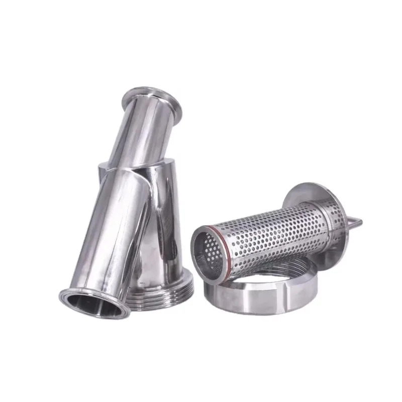 5irHomebrew Brewing Strainer Tri Clamp Ferrule Y-Shape Strainer Screen Mesh Stainless Steel Y Strainer Filter