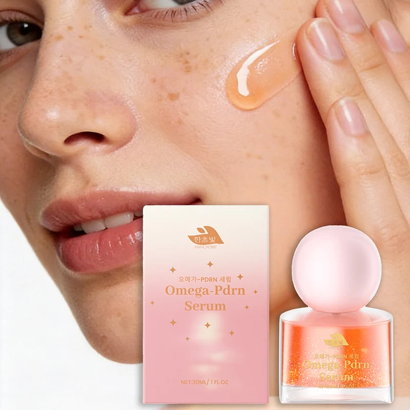 PDRN Peptide Glow Serum,Salmon Dna Hyaluronic Acid Firming Soothing Hydrating Nourishing Facial Ampoule,Korean Glass Skin Care