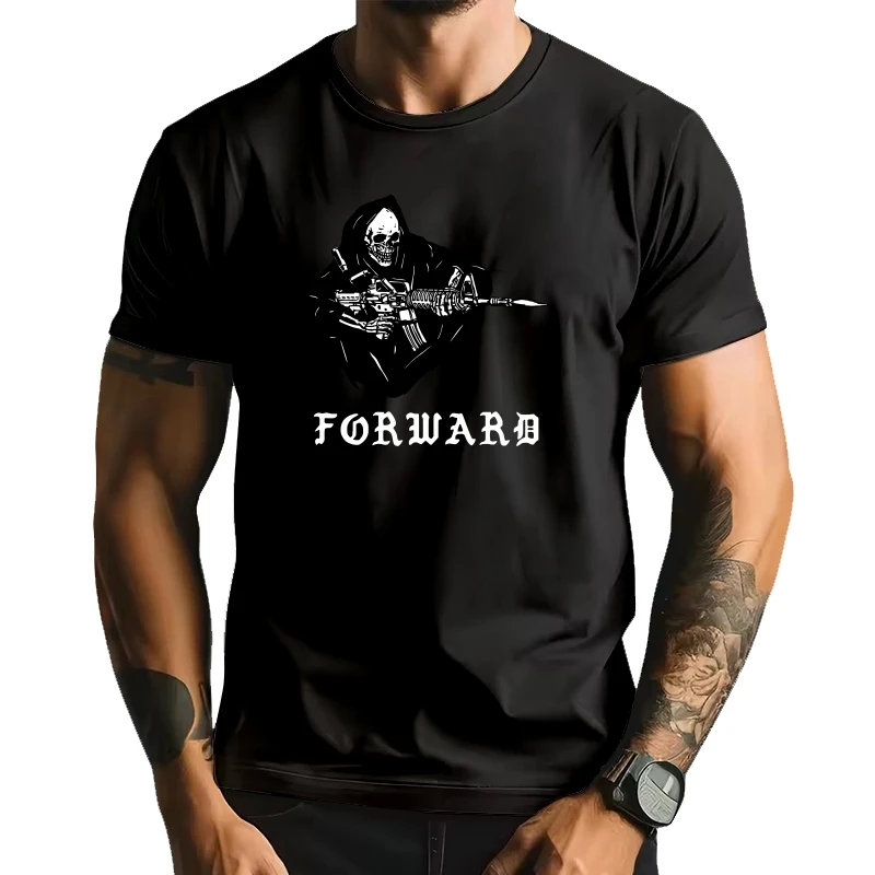 

Forward Observations Group T-shirts Men O Neck Cotton Short Sleeve Tshirt FOG Pure Graphic T Shirts Oversized Man Clothes