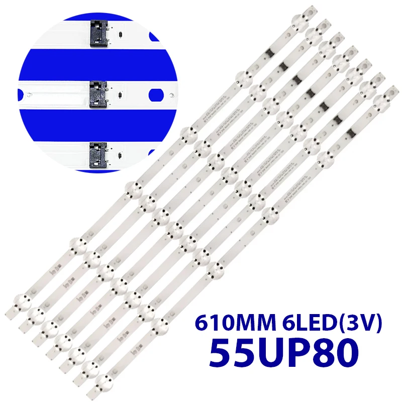 LED backlight strip for 55uq8000psb 55up7710psb 55up7705psb 55up7700psb 55uq800ps 55up7750psb 55UQ8050PSB 55up7750 55UP80