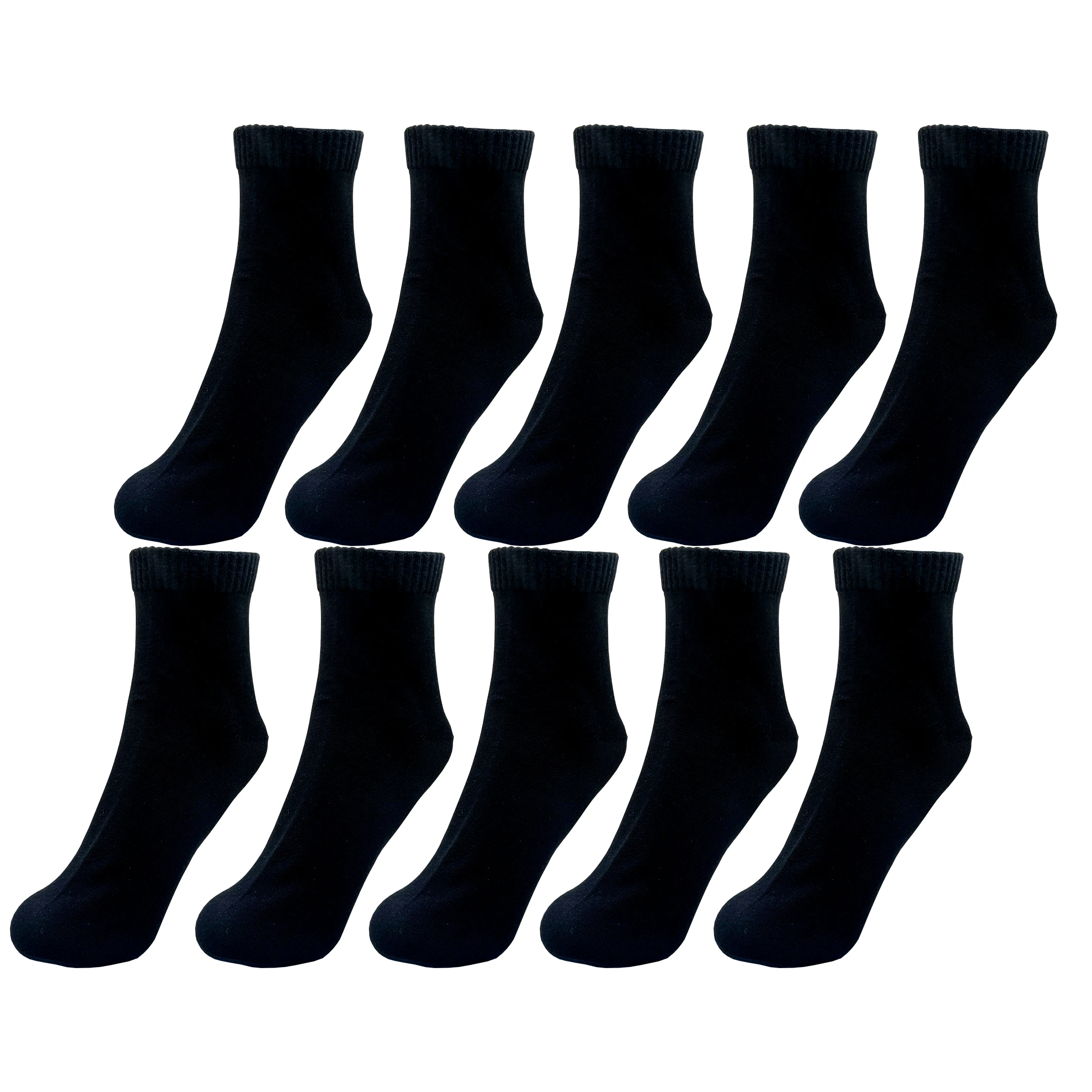 10 Pairs Men Women Cotton Socks Pure Color High Quality Soft Breathable Grey Black Business Casual Men winter socks Large Size