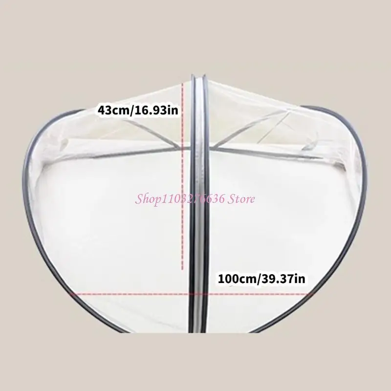 R6FD Pushchair Canopy Insect Netting Cover Strollers Insect Net for Baby Carriers Breathable Full Coverage Net