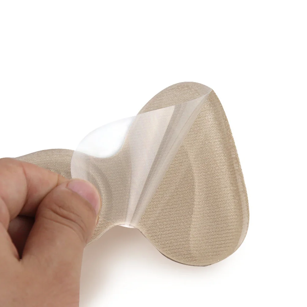 

1 Pair High Heel Insoles Apricot 2-In-1 Five Toe Pad Women'S No-Slip Shoes Lint Gel Material Prevents Blisters Scratches