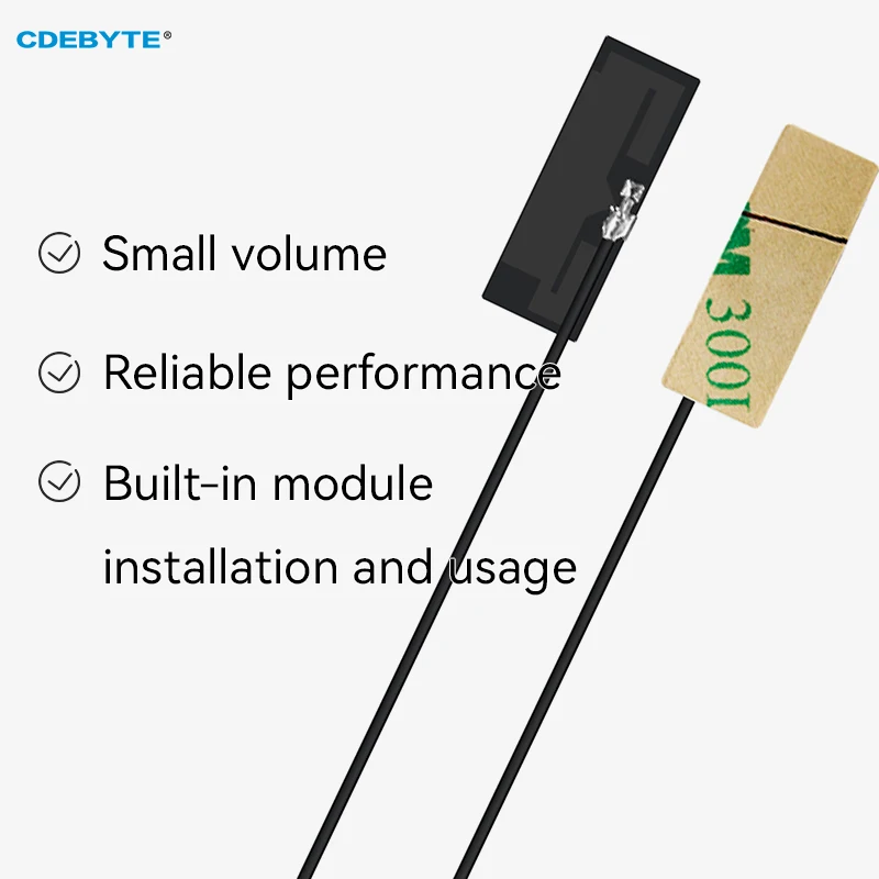 10 unids/lote 2,4G 5,8G CDEBYTE FPC antena 2dBi tamaño pequeño para módulo inalámbrico industria inteligente 2,4G FPC serie de antenas