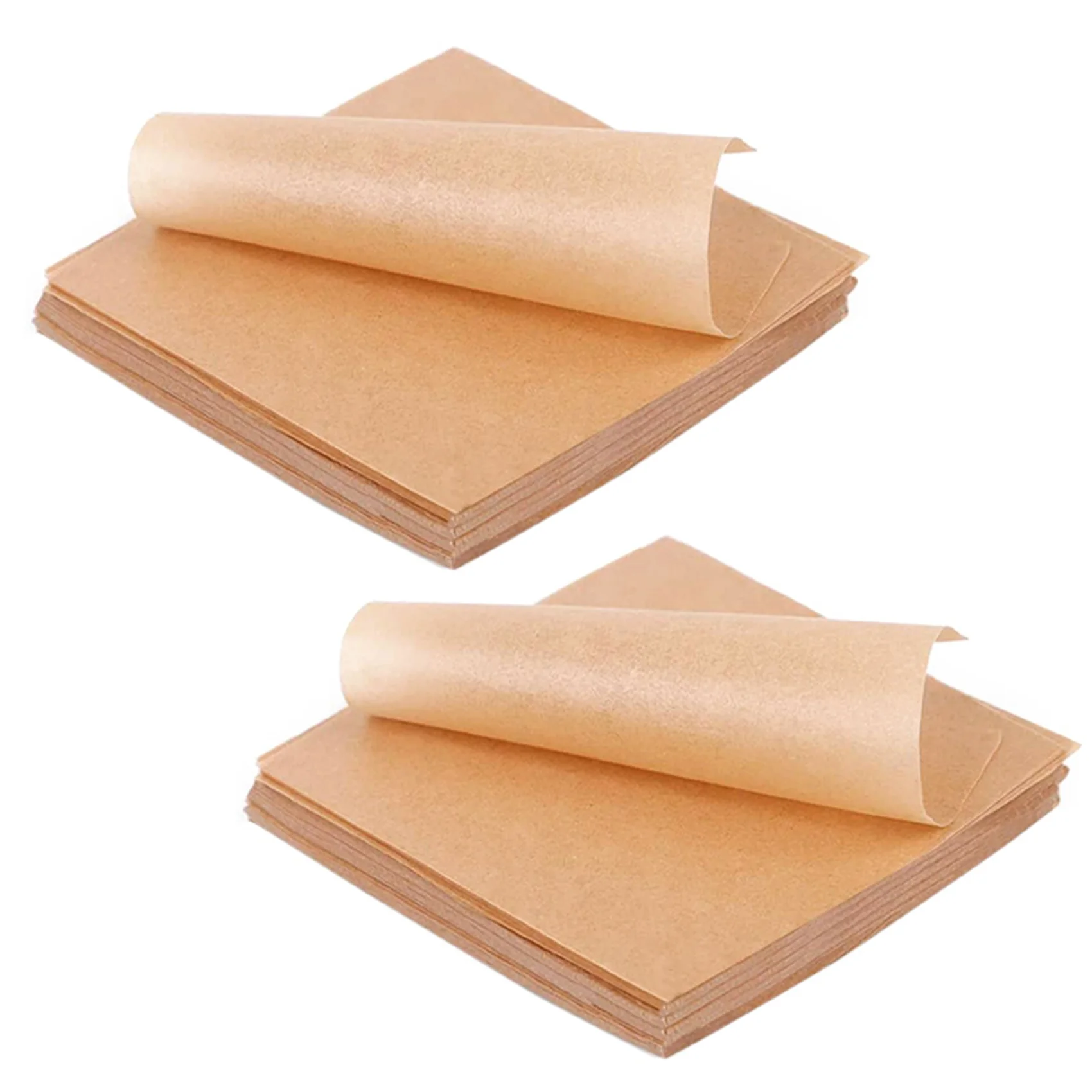 

RR-1000 Pcs Unbleached Parchment Paper Baking Sheets, 4X4 Inches Non-Stick Precut Baking Parchment, Perfect For Wrapping