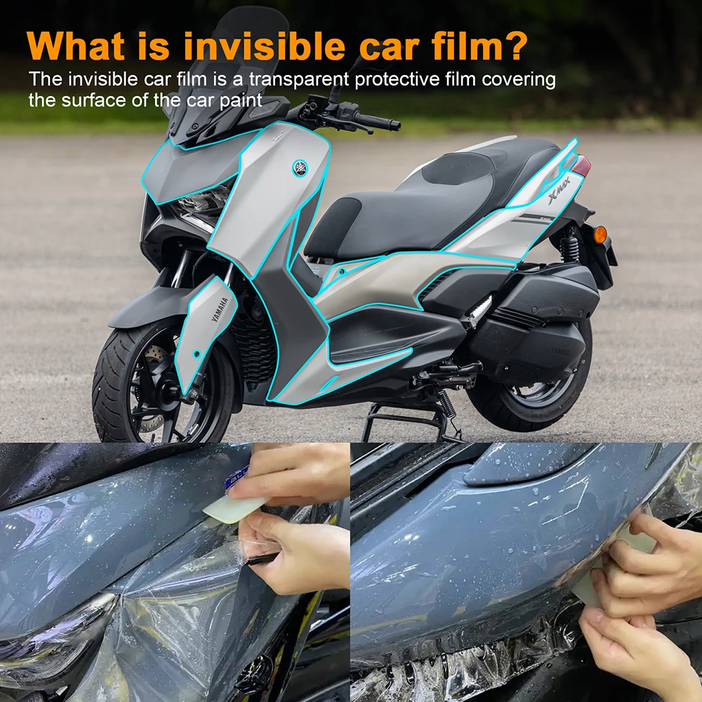 

Защитная пленка из ТПУ для мотоцикла YAMAHA X-MAX300 XMAX300 X-MAX 300 XMAX 300 2023 2024 2025 2026, наклейка против царапин