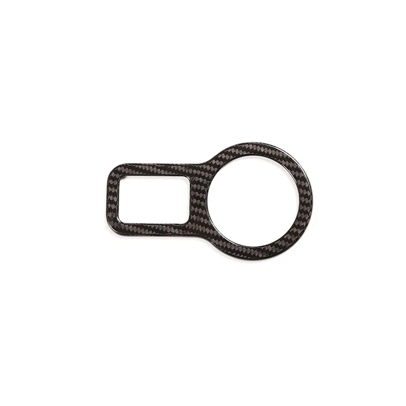 

For Maserati Ghibli President, Real Carbon Fiber, Headlight Switch Ring Interior Modified Car Sticker