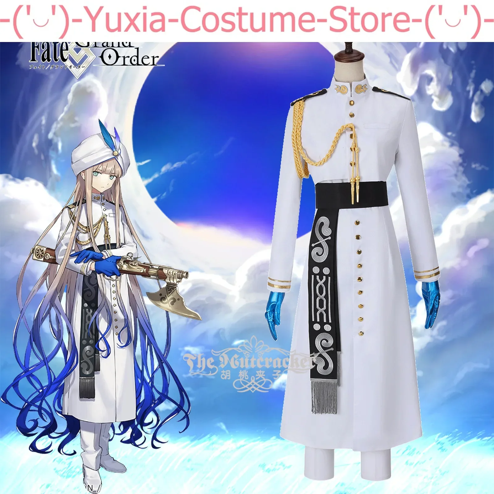 Fate/grand Order Arcade Nemo Captain Ah San Cosplay Costume Cos Game Anime Party Uniform Hallowen Play Role Clothes Clothing