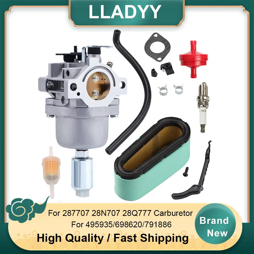 

799727 Carburetor Kit Replacement for Nikki 17.5HP Engine - Fits 28N707 28Q777 Models - Replaces 698620 791886 495935