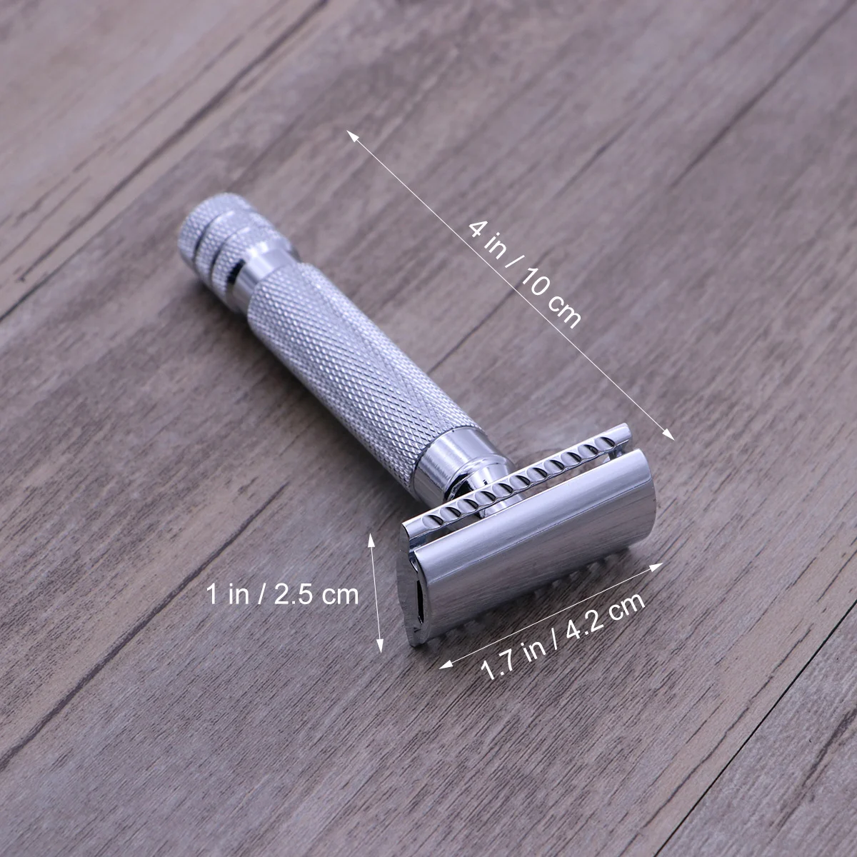 Double Safety Razor Stainless Steel Shaving Razor Safety Razor With Weighted Handle Safety Refills Single Blade Razor For Men