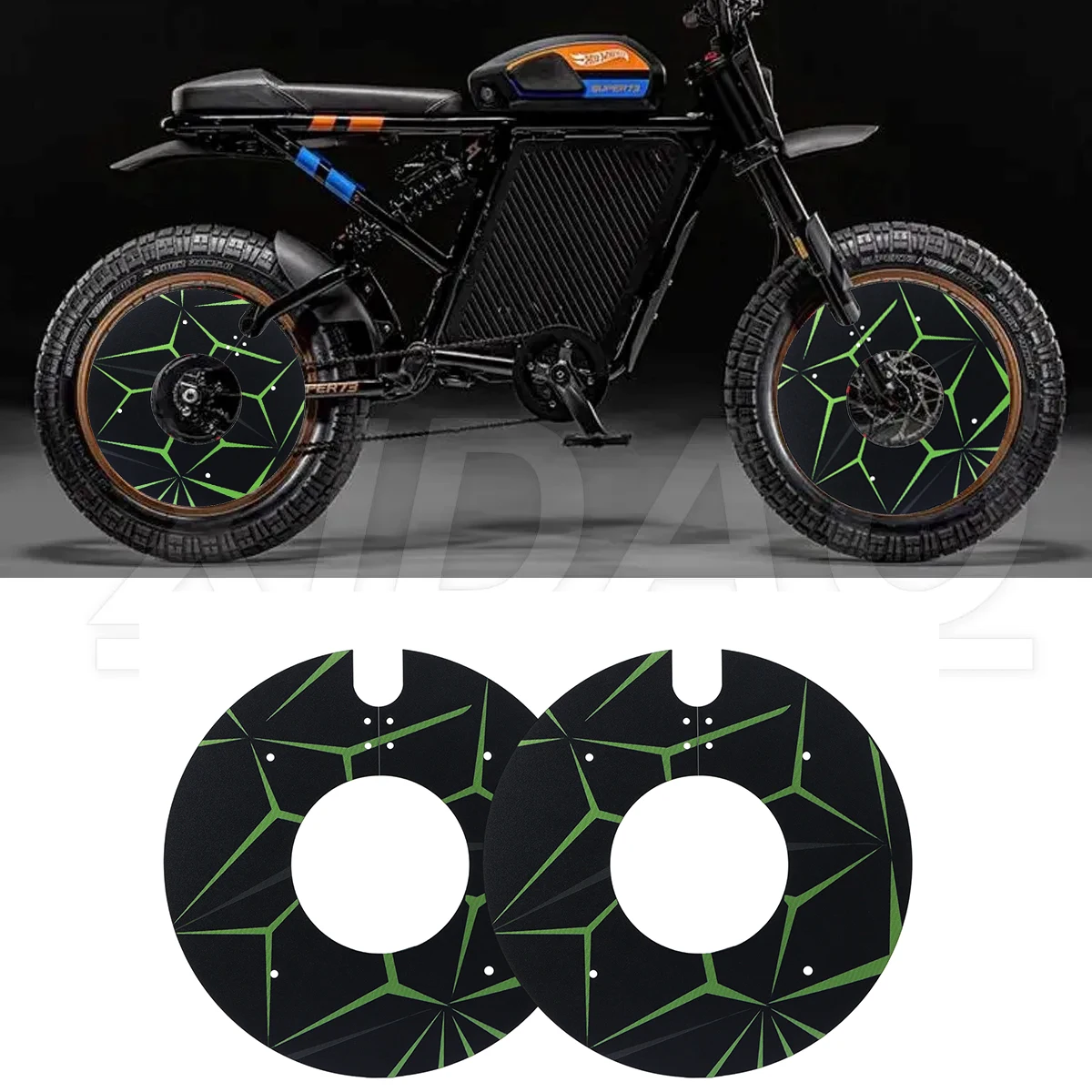 

20 Super ebike крышка обода S1 S2 RX Y1 универсальная декоративная крышка обода супер ebike крышка колеса велосипеда super73 крышка ступицы колеса супер