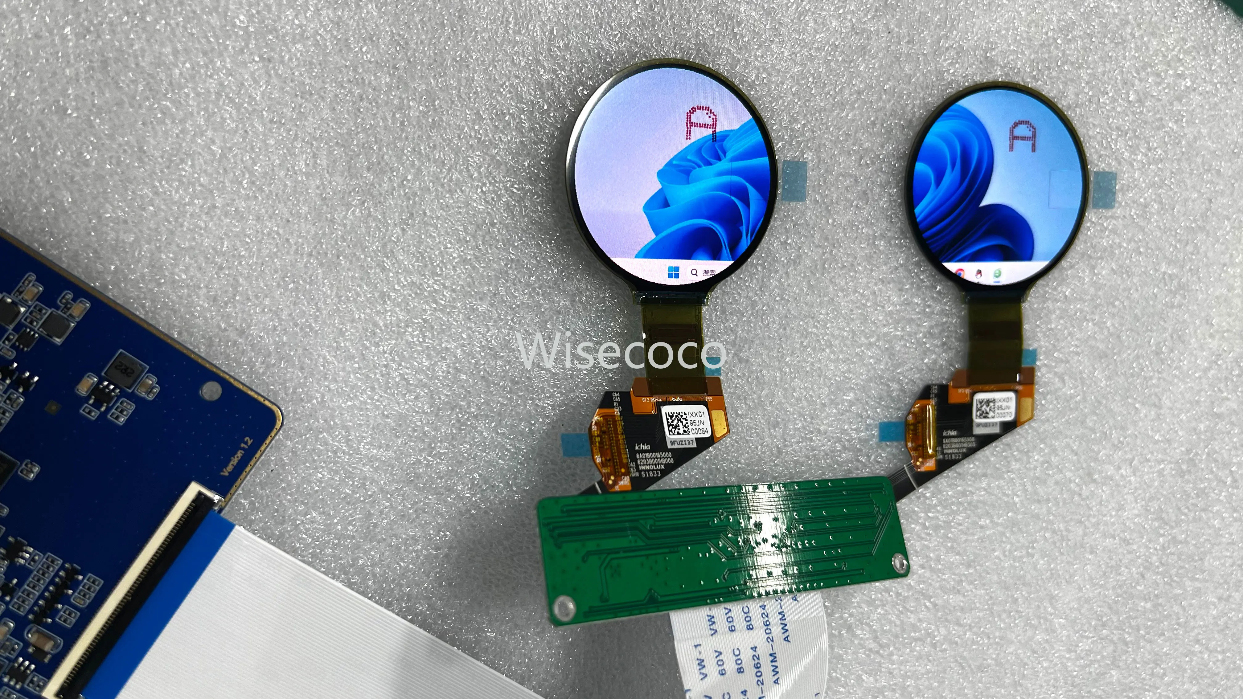 

1.39" Flexible Dual OLED Display 400*400 Round Circle Circular Amoled Screen with MIPI Controller Board for VR Glasses Wearable