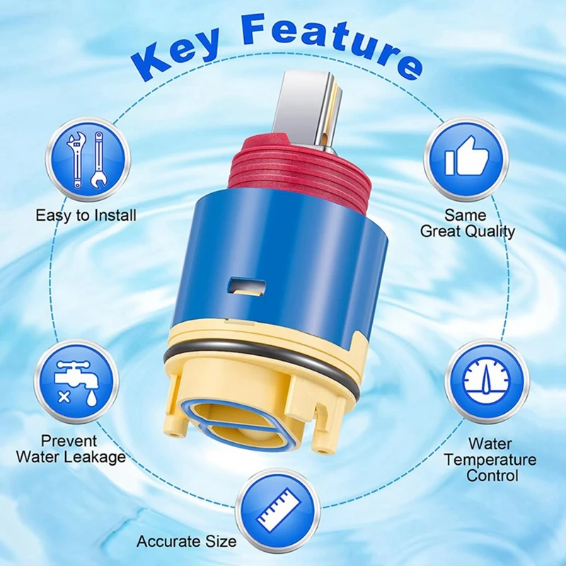 Pressure Balancing Cartridge Replacement Accessories For RK7300-CART-3P, Faucet Cartridge Replacement Compatible With Z-7300