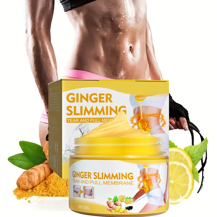 

1 Pcs Ginger Fat Burning Cream Anti-Cellulite Full Body Slimming Weight Loss Massaging Cream Leg Body Waist Effective