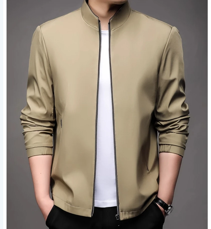 Autumn coat men 2024 new top fashion everything comfortable warm casual spring and autumn fashion jacket