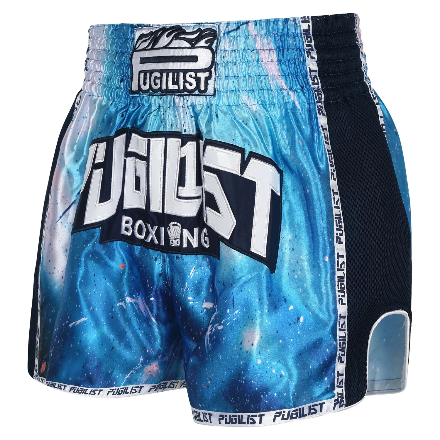 PUGILIST P8 sky blue muay thai shorts boxing fight short sport shorts embroidery quick-dry