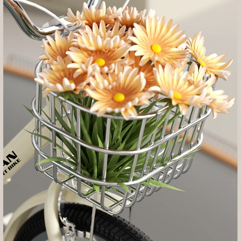 Mens Bicycle Adult Student Road Bike Junior High Teen Commuter Leisure Bike Princess Style Student Commuter Bicycle image 5