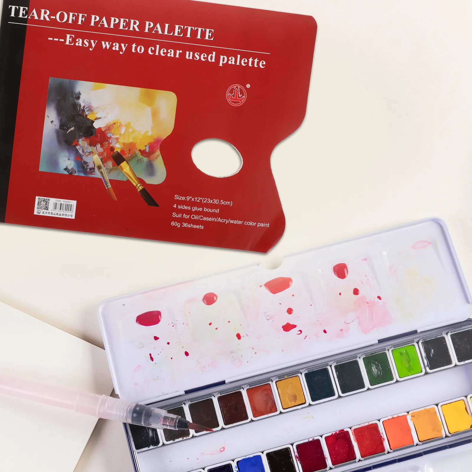 

Палитры для смешивания красок, художественные подложки для рисования, бумажные палитры для художников, многофункциональные подставки для пигментов