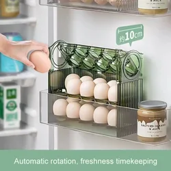 Egg Storage Box Side Door of Refrigerator Storage Organizer Kitchen Reversible Special Egg Storage Tray Kitchen Accessories