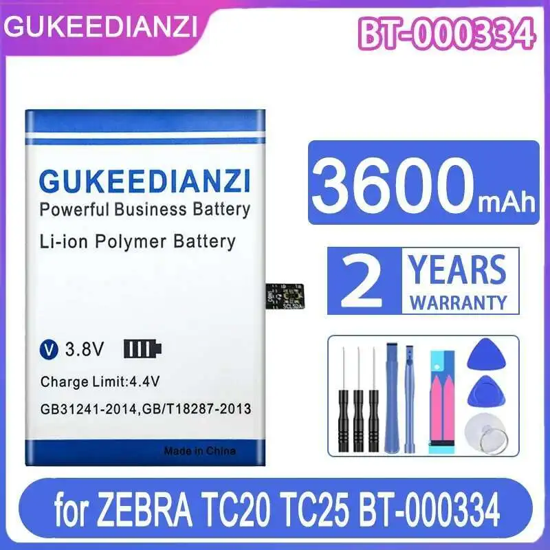 

High-Capacity Durable For Zebra TC20 TC25 BT-000334 BT-000334-01 3600Mah Industrial Mobile Data Terminal Battery