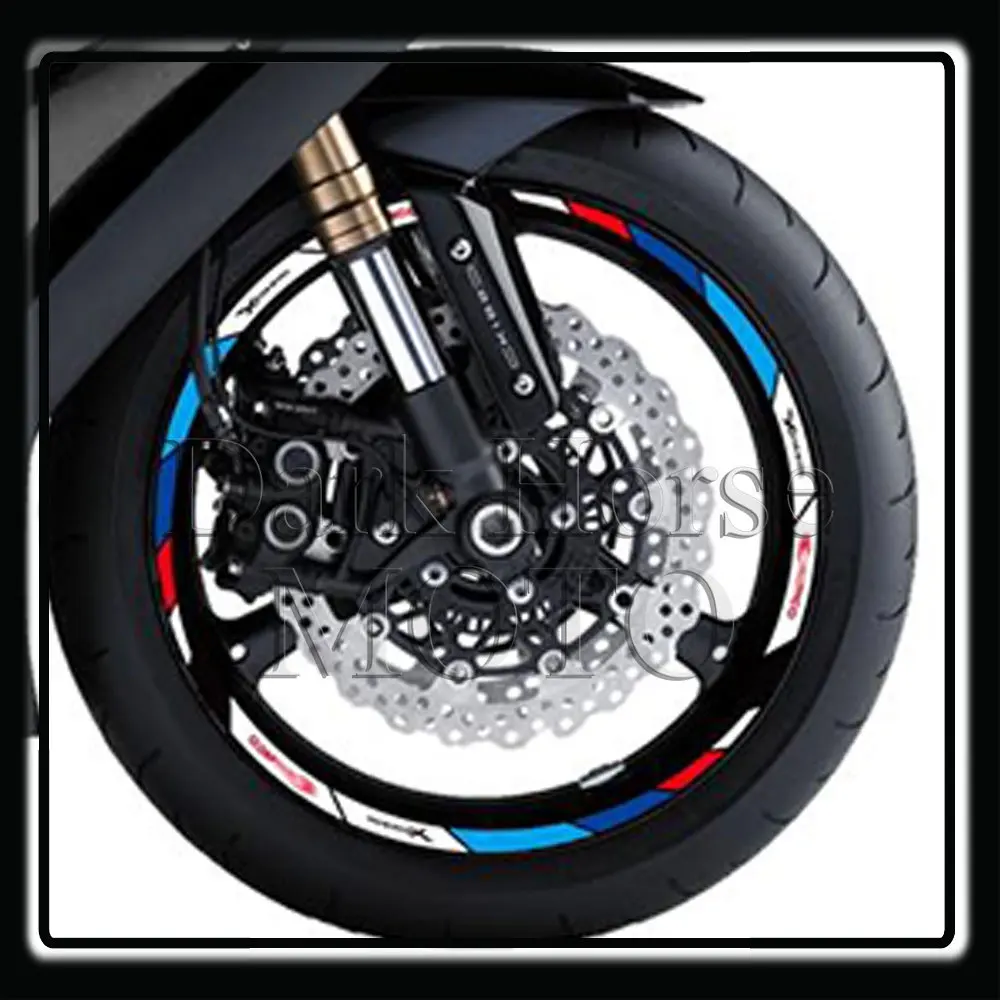 

Motorcycle Wheel Sticker Reflective Sticker Rim Sticker Modified Decal FOR Kymco Xciting S 400i S 400 S400 S 400 i