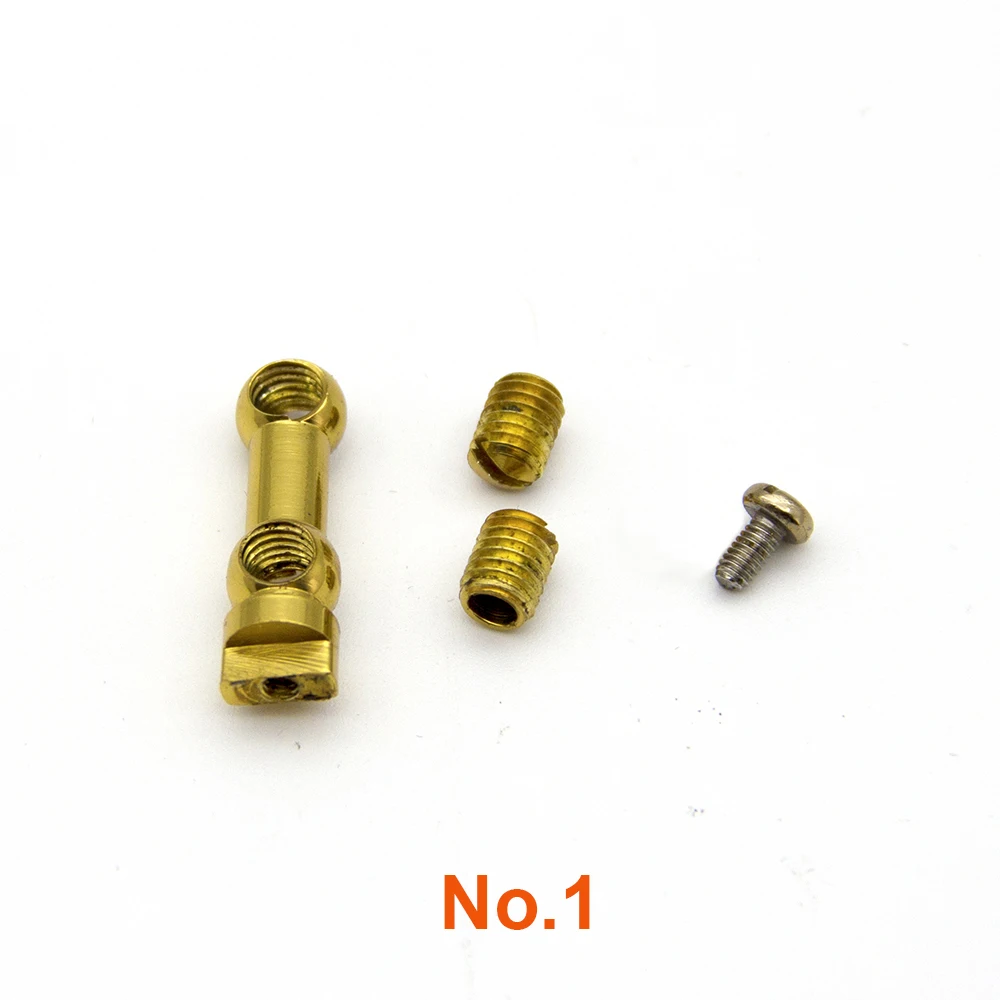 1 set of Sax adjustment screw Sax screw double ball adjustment screw Saxophone adjustment screw repair parts