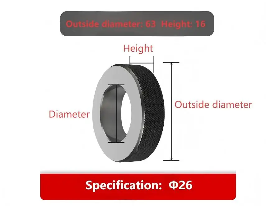 Plain ring Calibration Gauge,Smooth ring gauge Dia 26 to 40mm,inner diameter ring gauge,Gauge measuring tool,Setting ring gauge