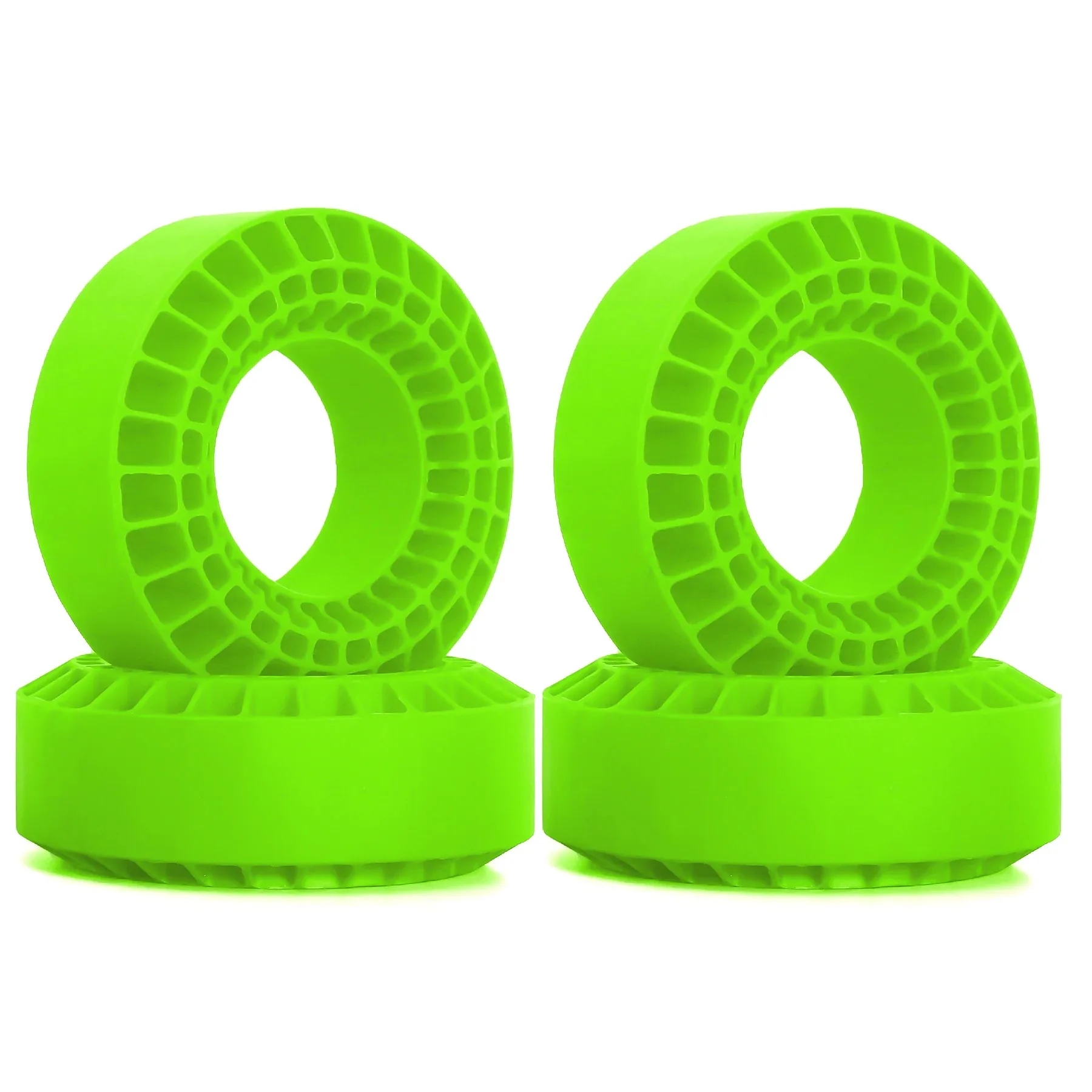 

4pcs Silicone Rubber 1.9 tire Inserts，Light Weight Waterproof Soft and Highly Elastic Inner Filler for 1/10 RC Crawler Car