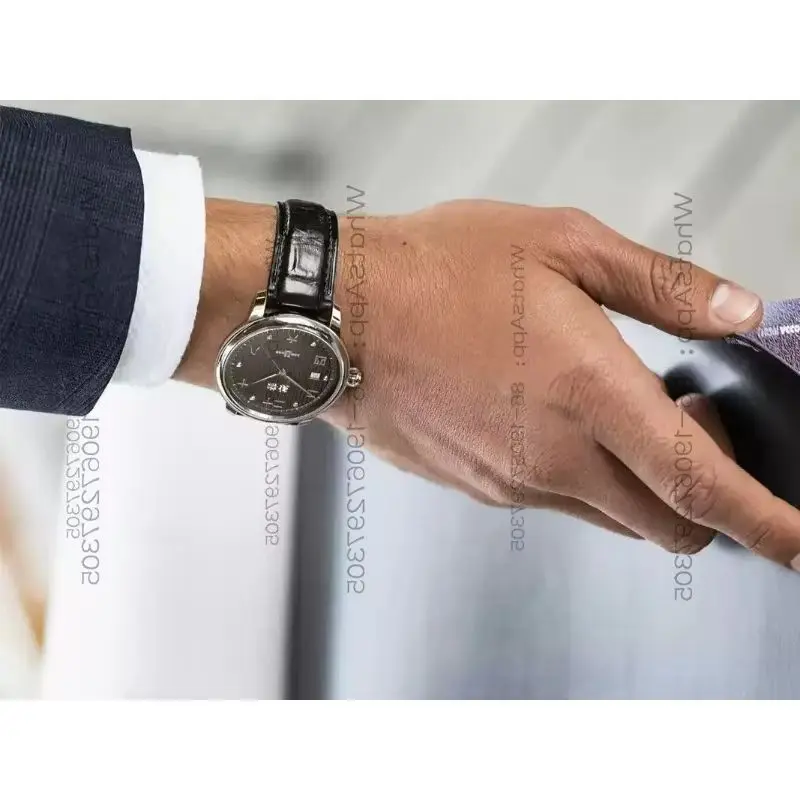 23565 Chinese style watch men's ultra-thin mechanical watch fully automatic waterproof real diamond men's watch