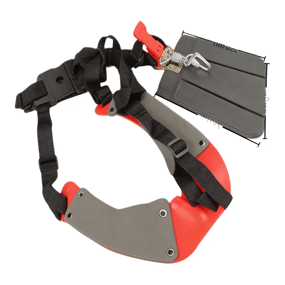 Back Strap for Backpack Brush Tool with Wide Thickened Shoulder Support Adjustable Single or Double Shoulder Design