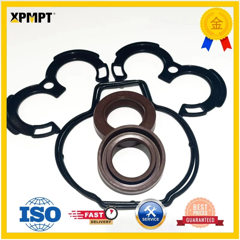 Hydraulic Pump Seal Kit Compatible with Komatsu Loader Gear Pump KFP51 Piston Rod Wiper Set