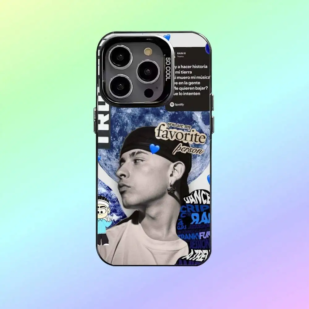 Singer t-Trueno Phone Case For iPhone17,16,15,14,13,12,11 Colorful Silver Phone case Funda Cover