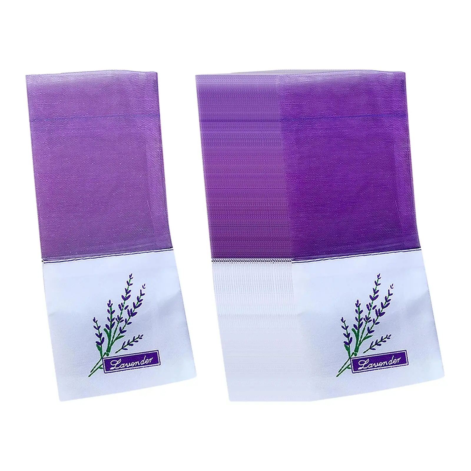 40 Pieces Empty Sachet Bag for Lavender Spice with Ribbons Small Mesh Bags